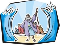 Cartoon Moses Parting Red Sea Car Tuning