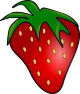 Red Delicious Strawberry drawing