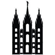 Front Silhouette Salt Lake