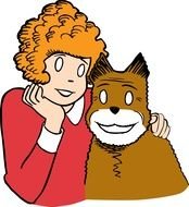 Little Orphan Annie, vintage daily American comic strip character