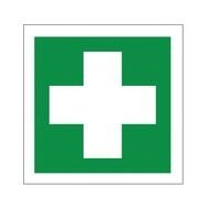 First Aid green Symbol drawing