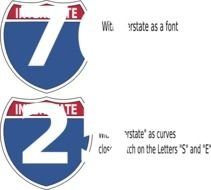 Interstate Highway Sign At Clkercom Vector Online N2