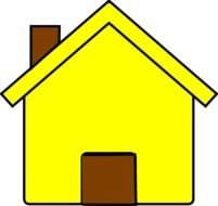 Yellow House At Clkercom Vector Online Royalty N2