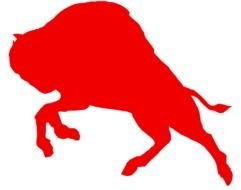 Buffalo as a Logo, clipart