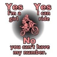 Dirt Bike Quotes And Sayings Shirt Yes Girl From