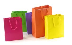 Colorful Shopping Bags drawing