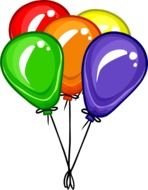 İllustration of the colorful Balloons