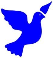 Clip art of the blue bird