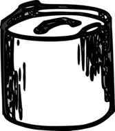Pot Black And White At Clkercom Vector Online