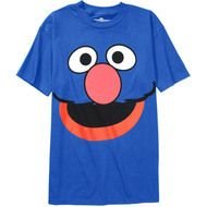 Sesame Street Grover Face Big Mens