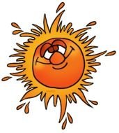sun as a comic character