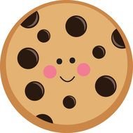Chip Cookies Border drawing