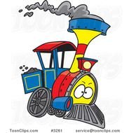 Cartoon Steam Train N7
