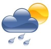rain cloud as a graphic image