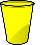 Yellow Cup At Clkercom Vector Online Royalty