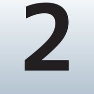 Number 2 3d drawing