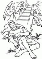 Jacob And Esau, Coloring Page