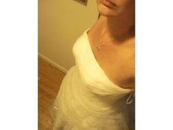 Picture of the girl in a white dress