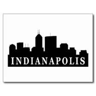 Indianapolis Skyline Postcard Zazzle