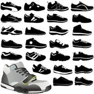 men's shoes of different types