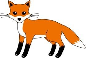 Little Red Fox drawing