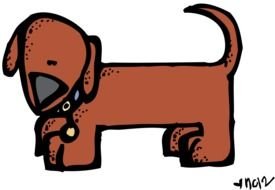 brown dog for clipart