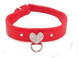 red bracelet with a heart