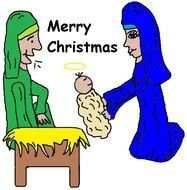 Clipart of Christmas Religious