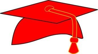 Graduation Cap Red Fill Vector Online N2