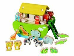 Everearth Wooden Shape Sorter Noah S Ark