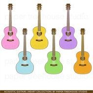 Items Similar To Sale Acoustic Guitar Set Pink Purple
