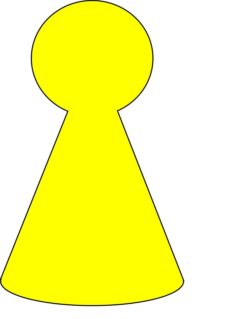 Candyland Game Piece drawing
