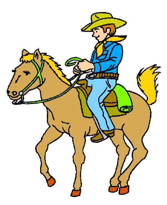 Cowboy For Kids drawing
