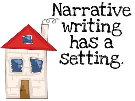 painted house and the inscription narrative writing has a setting