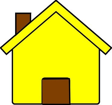 Yellow House At Clkercom Vector Online Royalty N2