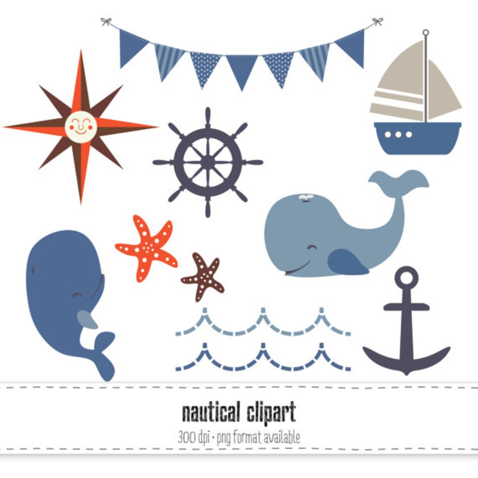 Nautical Instant Download Digital