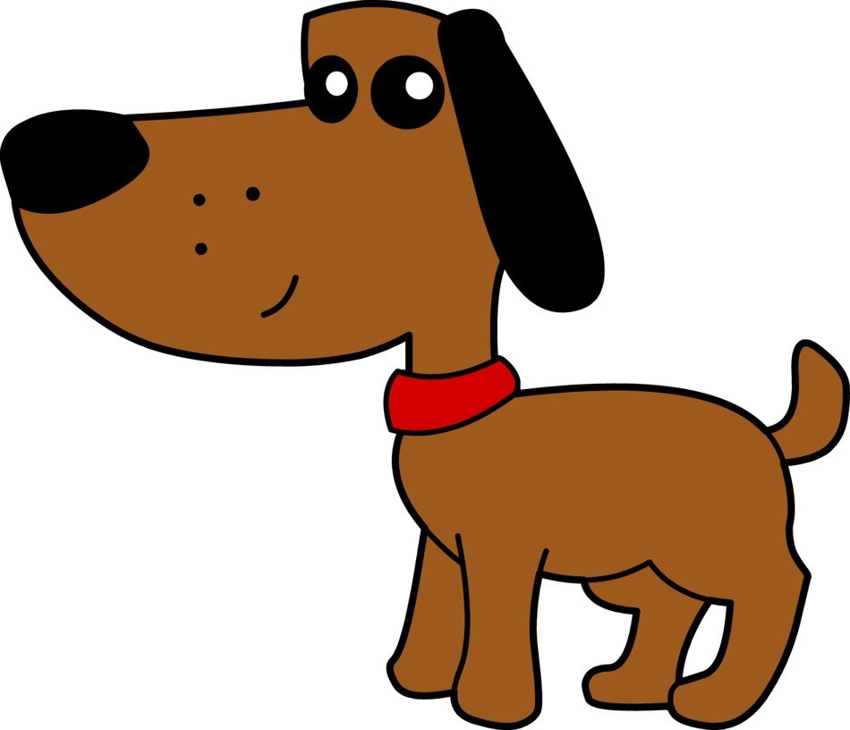 clipart of the brown doggy