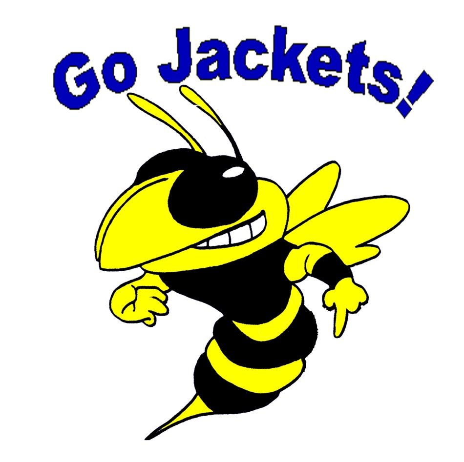 go jackets, banner with angry wasp