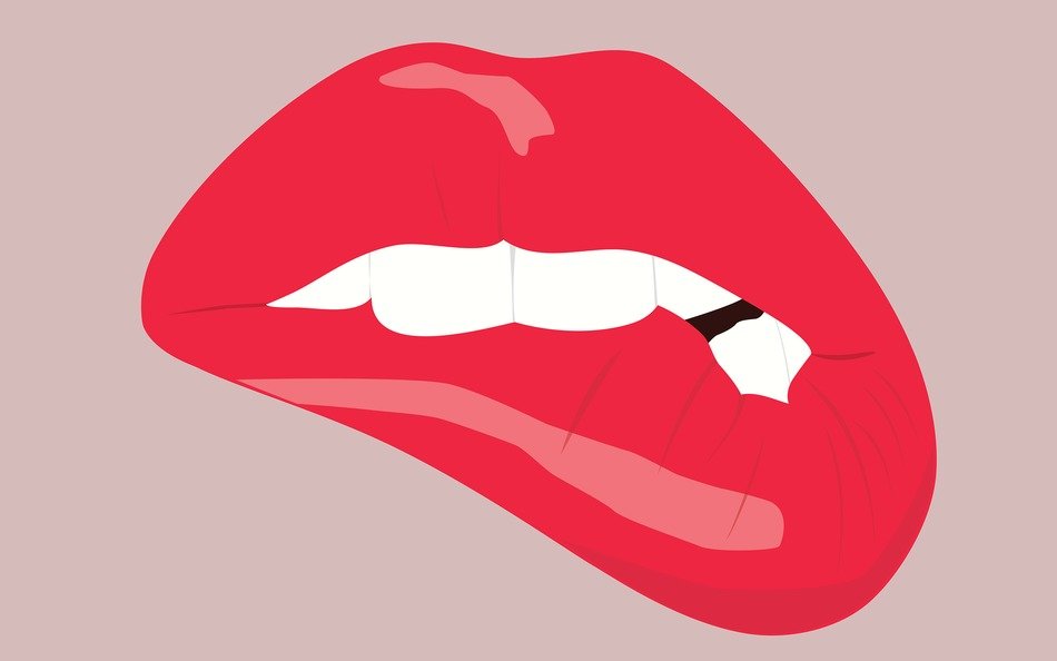 Lips Vector drawing