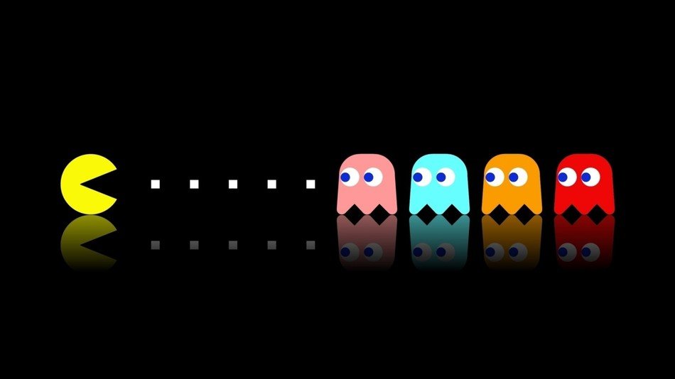 Pacman game drawing free image