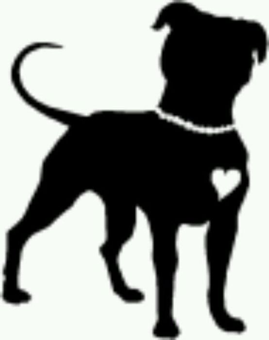 Pit Bull Silhouette Car Pictures