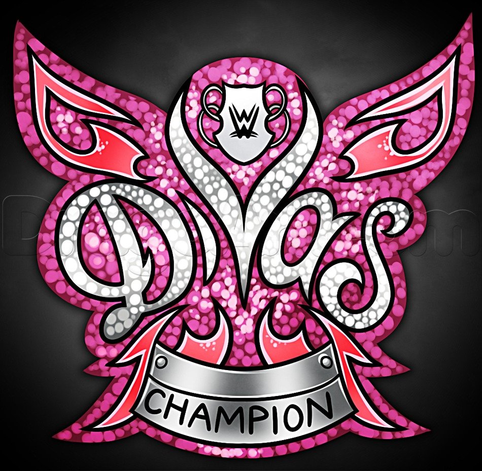 Colorful 'Divas Champion' clipart