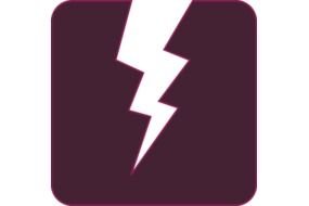 Power Icon Showing Lightning Bolt Vector
