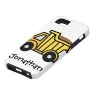 Cartoon With A Construction Dump Truck Iphone 5 Cases