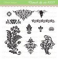 Damask Scroll Pngs Pictures
