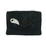 1930 Art Dec Soft Velvet Clutch With Original Deco Clip At 1stdibs