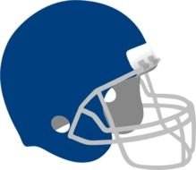 Dark Blue Football Helmet At Clkercom Vector
