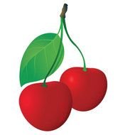 Cherries Vector Graphic Free Graphics Vectorme