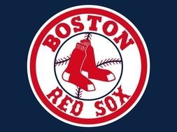 logo with Boston red socks