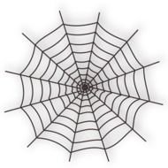 Vectorillustratie Van Spinnenweb Vectorafbeelding Voor Openbaar